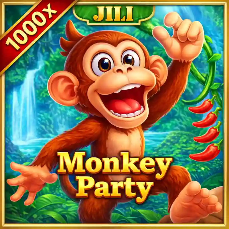 Monkey Party online slot game interface at j19 casino